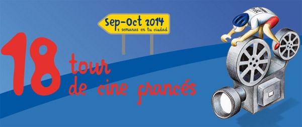 Cartelera del Tour de Cine Francés en Puebla