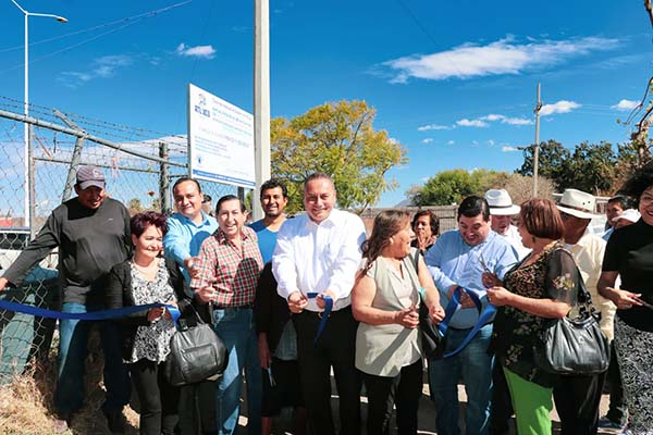 Guillermo Velázquez inaugura drenaje sanitario en San Diego Acapulco, Atlixco