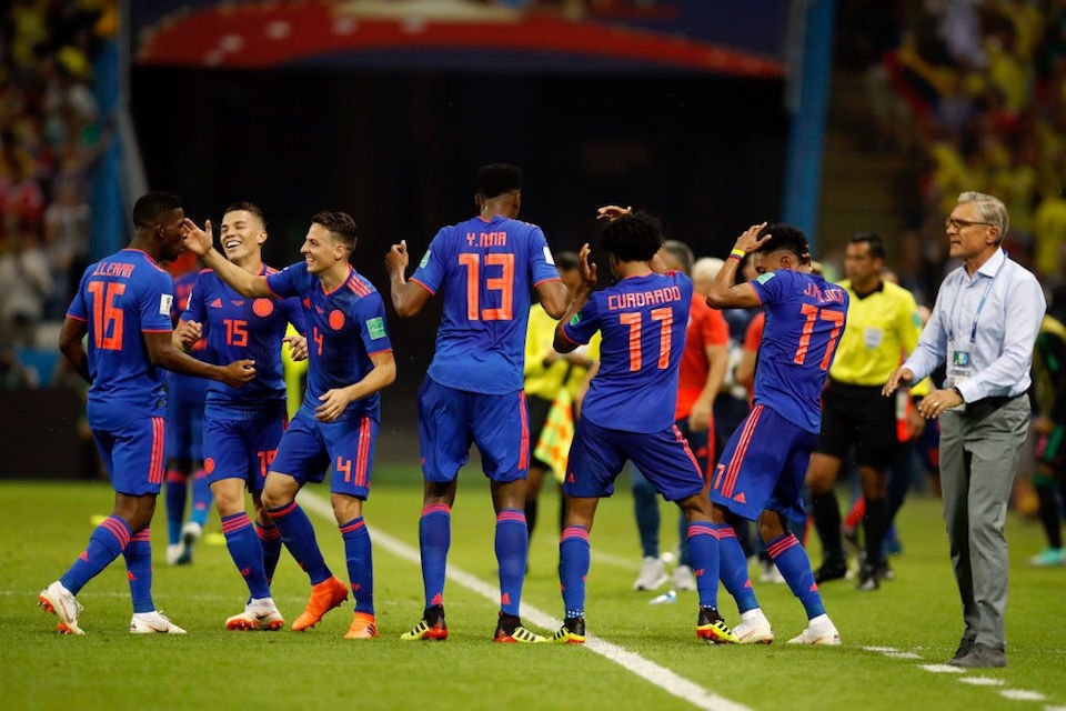 Colombia goleó 3-0 a Polonia y aspira a octavos