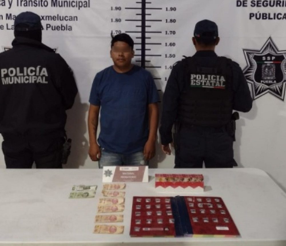 Asaltante de Oxxo es capturado en San Martín Texmelucan