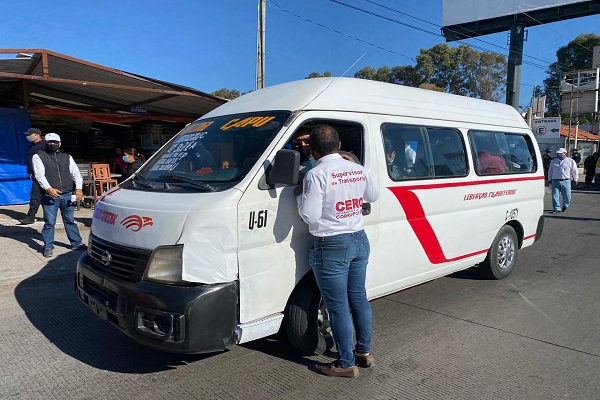 68 infracciones en una semana a transporte público por no respetar 50% de cupo: Segob