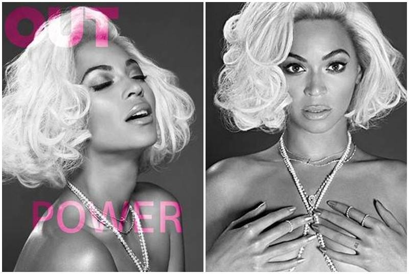 Beyoncé aparece en topless para revista gay