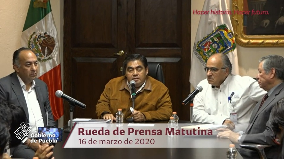 Barbosa detalla cuáles son los 9 casos de coronavirus en Puebla