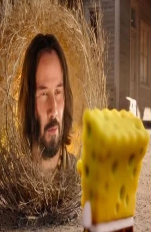VIDEO: Aparece “Bob Esponja: Al rescate” con Keanu Reeves