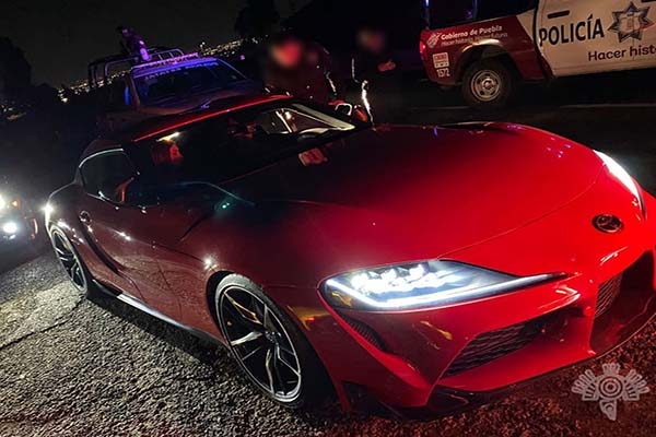 SSP Puebla asegura cuatro automóviles involucrados en arrancones