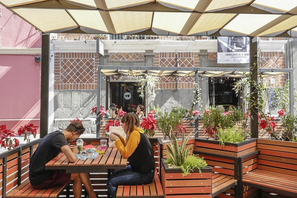 Terrazas móviles, la alternativa para restaurantes ante pandemia