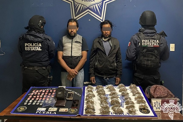 Vendedores de droga son asegurados en Balcones del Sur