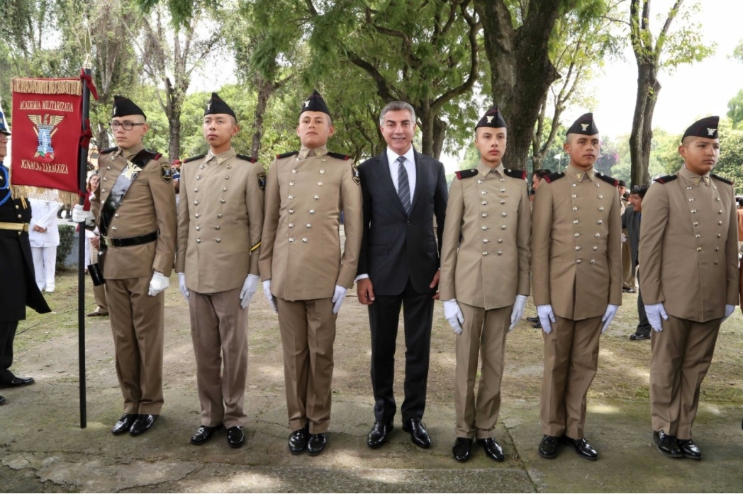 Tony Gali encabeza ceremonia de conmemoración a los Niños Héroes de Chapultepec