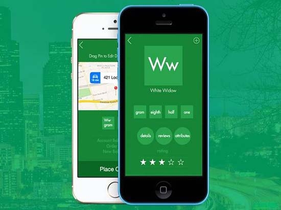Lanzan app para comprar mariguana
