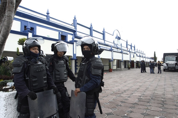 Desalojan alcaldía de San Andrés Cholula; hay 4 detenidos