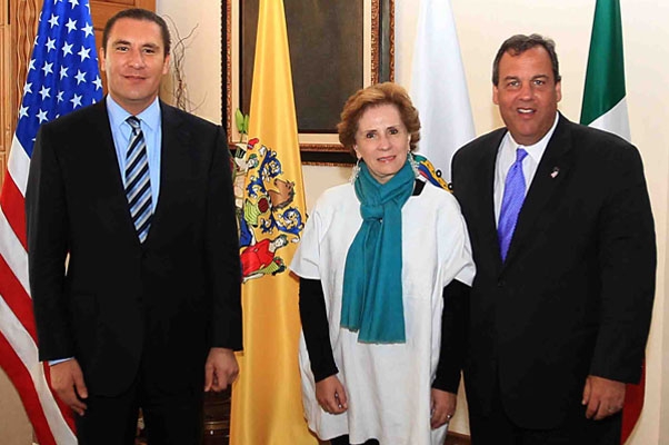 Gobernador de Nueva Jersey inicia visita a Puebla con Moreno Valle