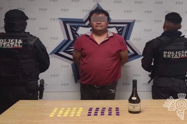 Narcomenudista es detenido en Cuautlancingo