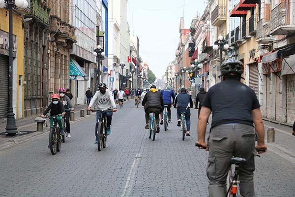 Más de 2 mil 300 personas disfrutaron el Gran Paseo de Puebla