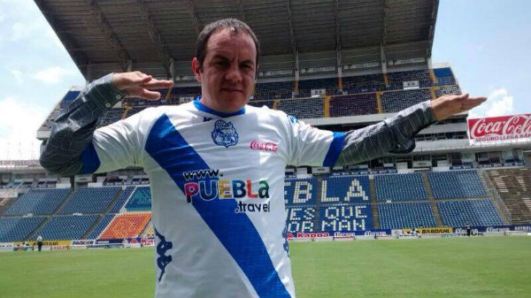 Cuauhtémoc Blanco se puso la del Puebla
