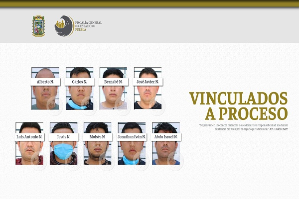 Vinculan a proceso a 9 policías por homicidio de tres personas en Coyomeapan