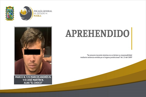 “El Choco” está en prisión en Puebla por el homicidio de un Juez de Paz