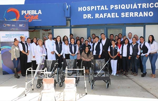 Dinorah López de Gali entregó mobiliario y equipo médico al Hospital Psiquiátrico “Doctor Rafael Serrano”