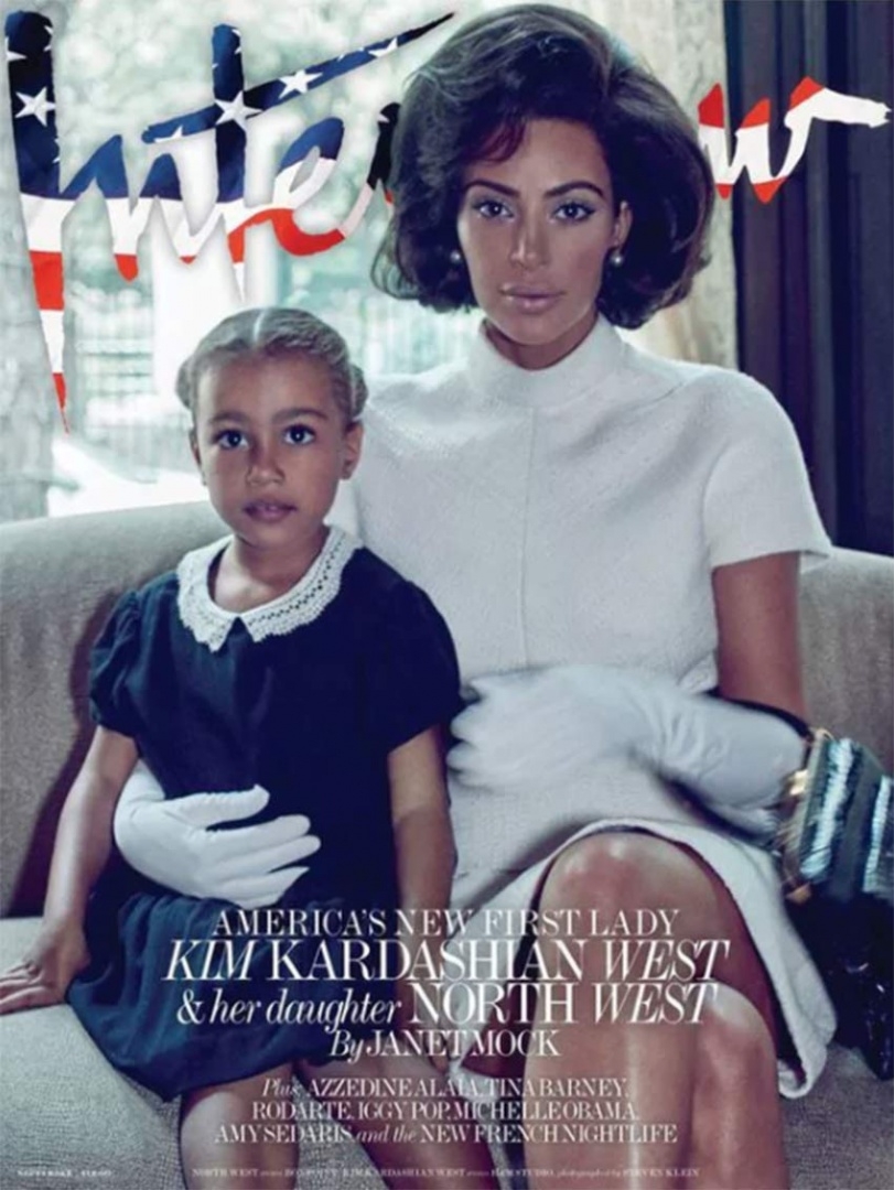 FOTOS: Kim Kardashian posa para Interview como Primera Dama de EU