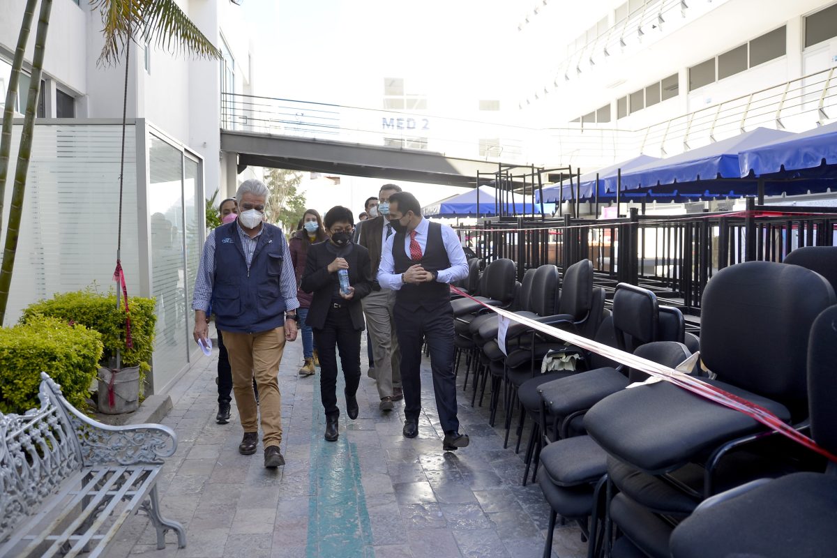 Supervisa Rectora de la BUAP obras de remodelación en la Facultad de Medicina