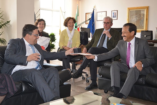 BUAP signa convenio con la Universidad de Salerno, Italia