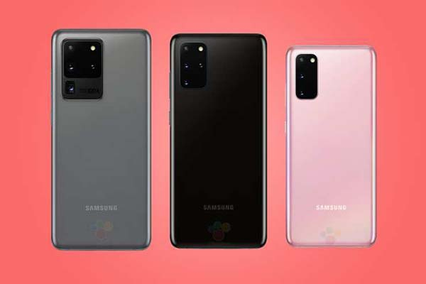 Nuevas imágenes filtradas de la familia Galaxy S20