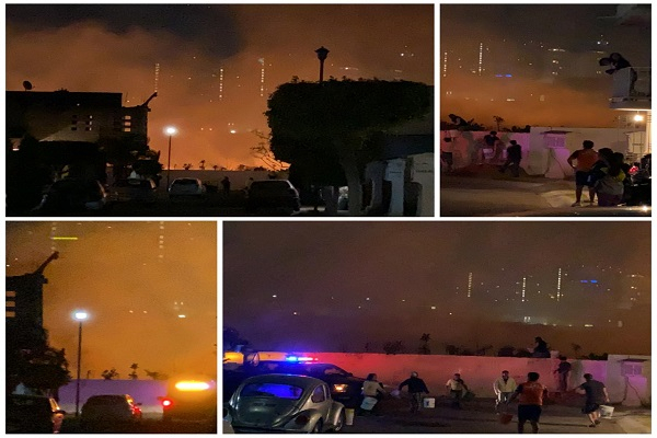 FOTOS/VIDEO: Incendio en terreno alerta a vecinos de Hacienda Santa Clara