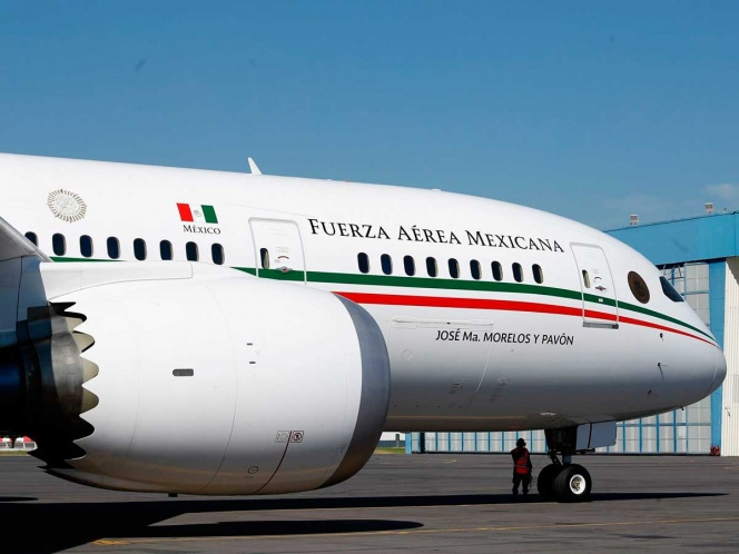 Anuncian oferta de 2.6 mil mdp por el avión presidencial