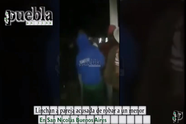 Linchan a pareja acusada de robar a un menor en San Nicolás Buenos Aires
