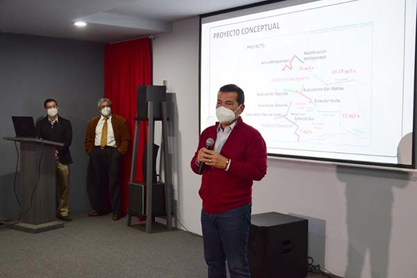 Gobierno de San Pedro Cholula presenta proyecto ejecutivo para el sistema integral pluvial
