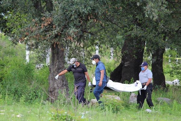 Hallan cadáver en inmediaciones del relleno sanitario de Puebla