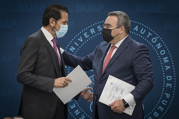 BUAP y Procuraduría Fiscal de la Federación firman convenio de colaboración