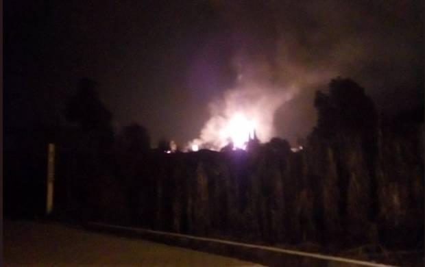 Explota bodega clandestina de gas LP en San Jerónimo Ocotitlán