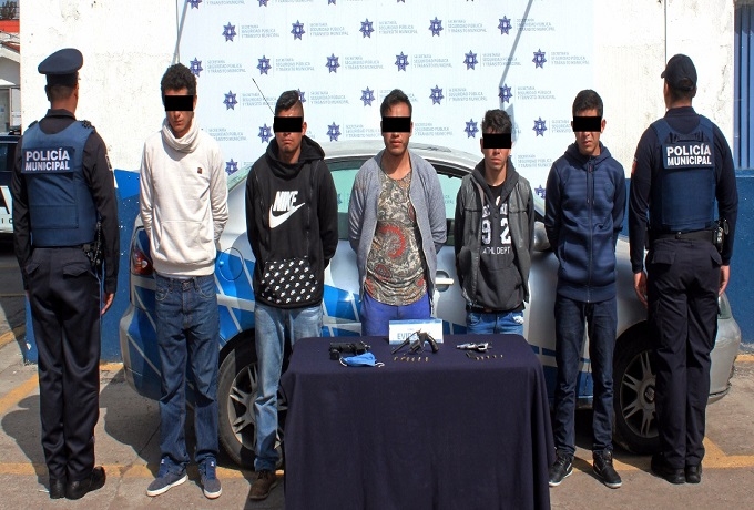 Cayó banda de asaltantes de transporte público en Puebla; robaron en Ruta 25