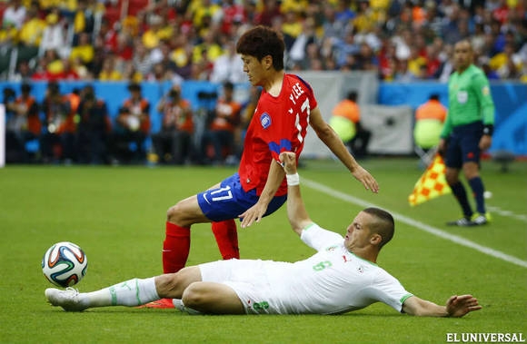 Argelia eliminó a Corea del Sur con goleada 4-2