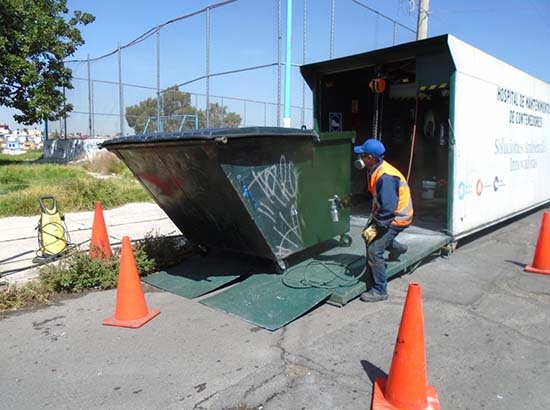 Puebla cuenta con 888 contenedores de basura; inicia programa de mantenimiento