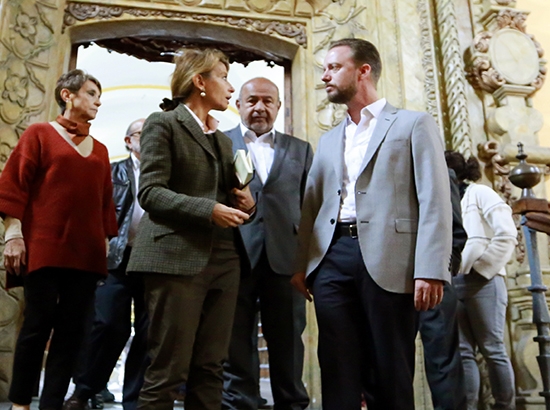 Banck recibe a Nuria Sanz; habrá fondos de la UNESCO para reconstrucción por sismo