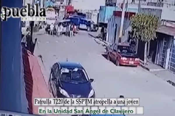 SSPTM separó del cargo a elemento que atropelló a mujer con una patrulla en Clavijero