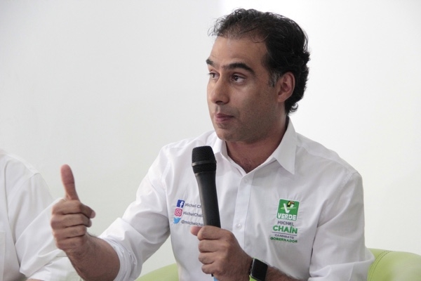 Michel Chaín quiere ir a la BUAP a presentar sus propuestas