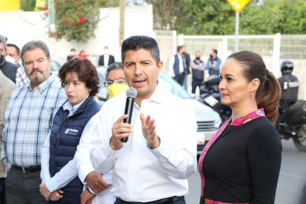 Eduardo Rivera encabeza operativo Escuela Segura en Centro Escolar Gustavo Díaz Ordaz