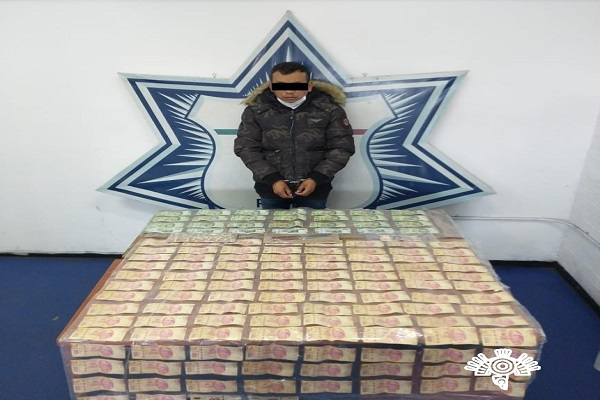 Policía Estatal detiene a “El Contador” extorsionador de comerciantes del centro de Puebla
