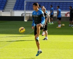 Héctor Moreno ya entrenó con el Espanyol