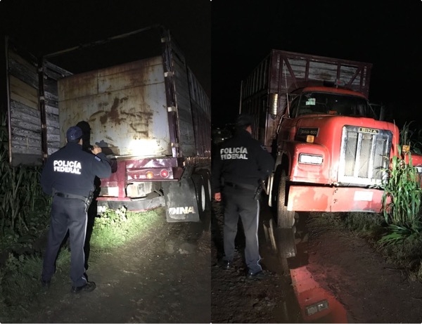 Policía Federal decomisó camión con 15 mil litros de huachicol en Texmelucan