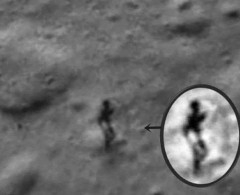 VIDEO: ¿Ubicaron humanoide en la luna?