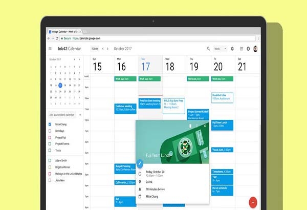 Google Calendar recibe un cambio de imagen