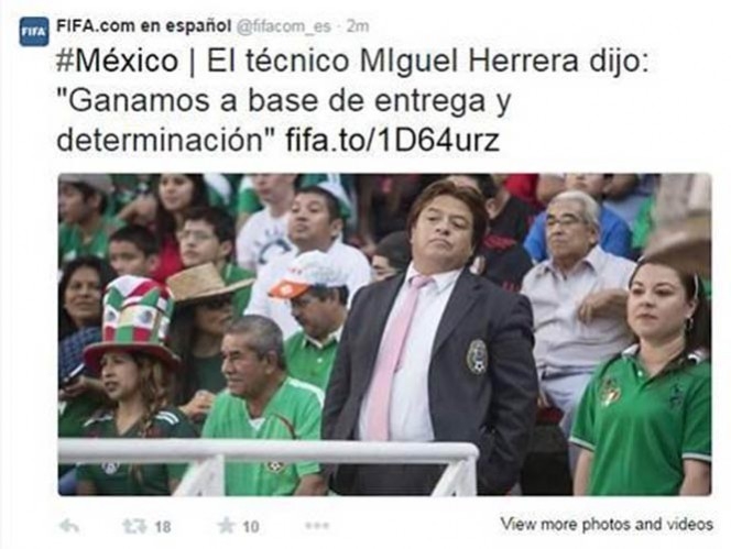 Imitador del Piojo Herrera engañó a la FIFA