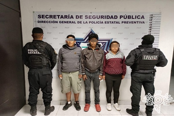 Narcomenudistas del “Cepillo”, capturados con más de 200 dosis de droga en Puebla
