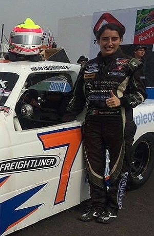 Majo Rodríguez, satisfecha con su participación en la Nascar Peak México Series