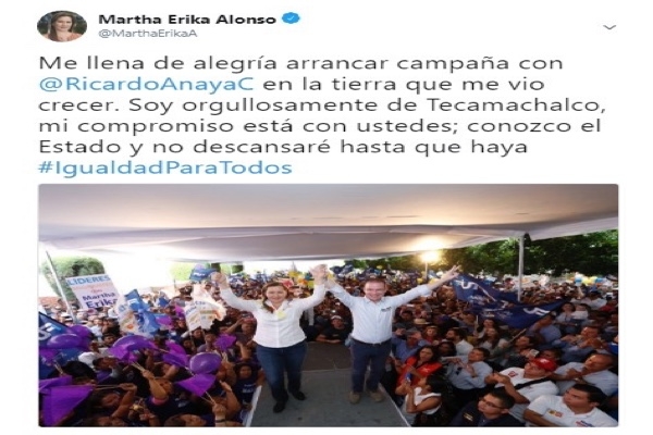 Los tuits con más interacciones de los candidatos a Casa Puebla