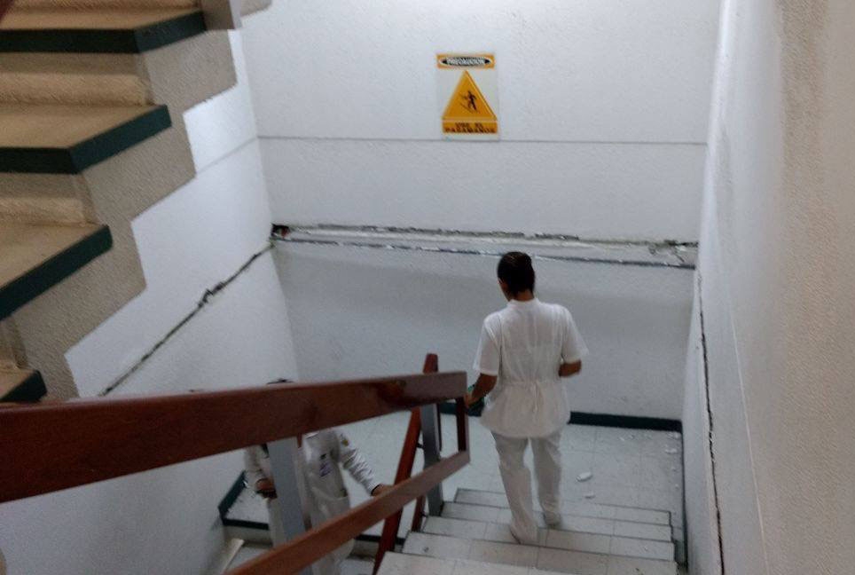 FOTOS: Sismo deja daños superficiales en Hospital de San Alejandro del IMSS