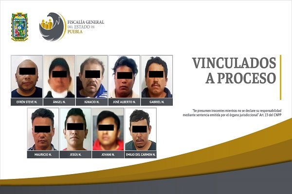 Vinculan a proceso a nueve personas por violencia familiar en Puebla
